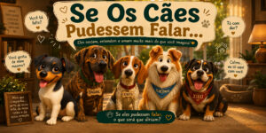 Se os cães pudessem falar… já pensou nisso?