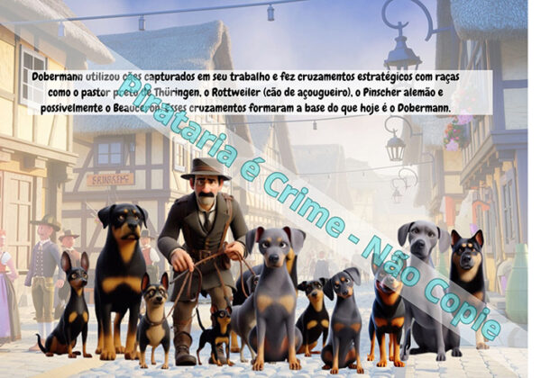 História do Dobermann_Livro Ilustrado