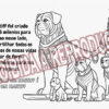 História do Mastiff Para Colorir.