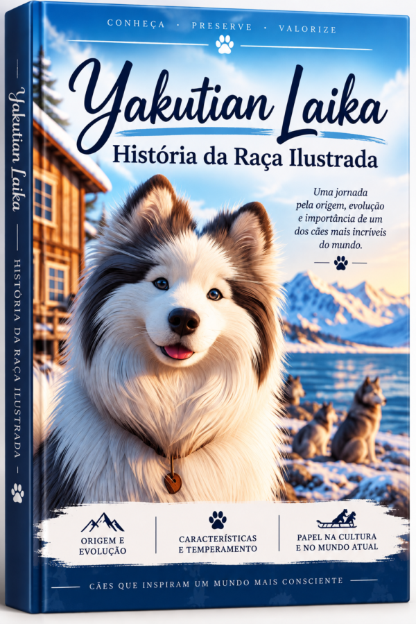 HR-Yakutian História do Yakutian Laika - Livro Ilustrado