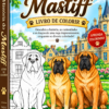 História do Mastiff Para Colorir.