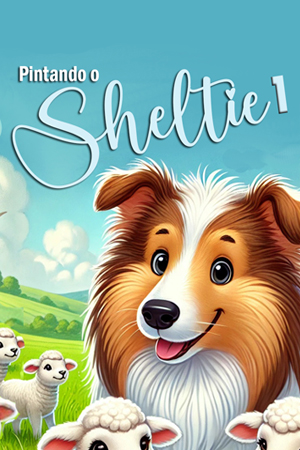 Coleção Pintando o Sheltie 1 - Livro de Colorir