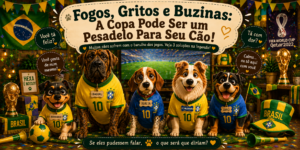 Fogos, Gritos e Buzinas: A Copa Pode Ser um Pesadelo Para Seu Cão!