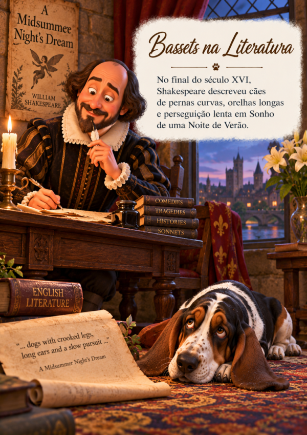 História do Basset Hound - Livro Ilustrado