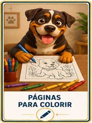 1paginas-para-colorir História do Bulldog Francês para Colorir
