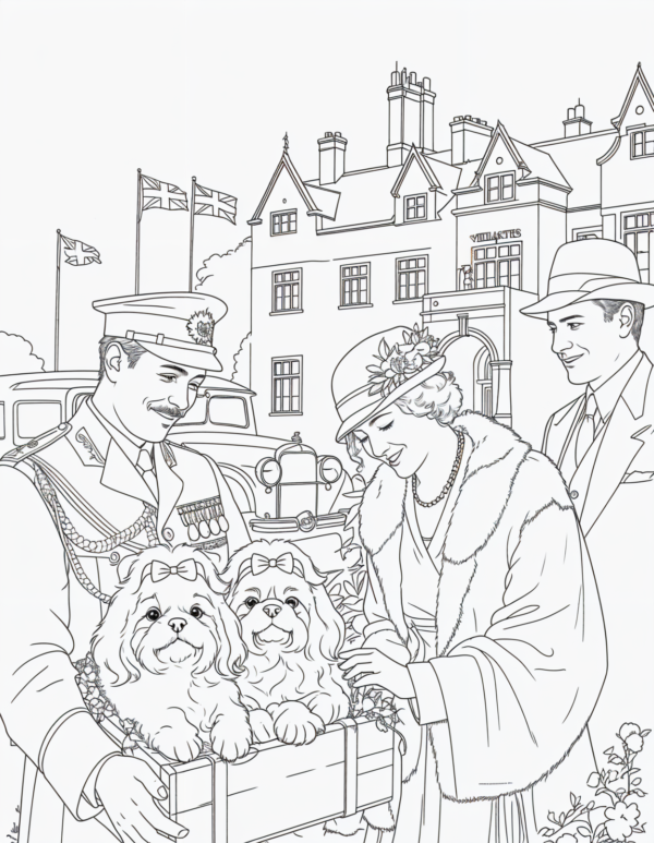 7 História do Shih Tzu Para Colorir