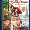 História do Bulldog Francês para Colorir