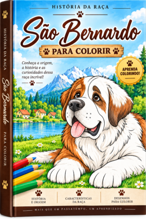 História do São Bernardo Para Colorir